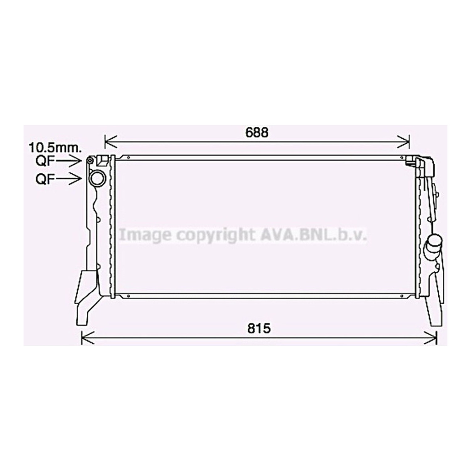 BMW 2시리즈 F45 F46 라디에이터 AVA 17117617630 17117617631 17117617632 02b1