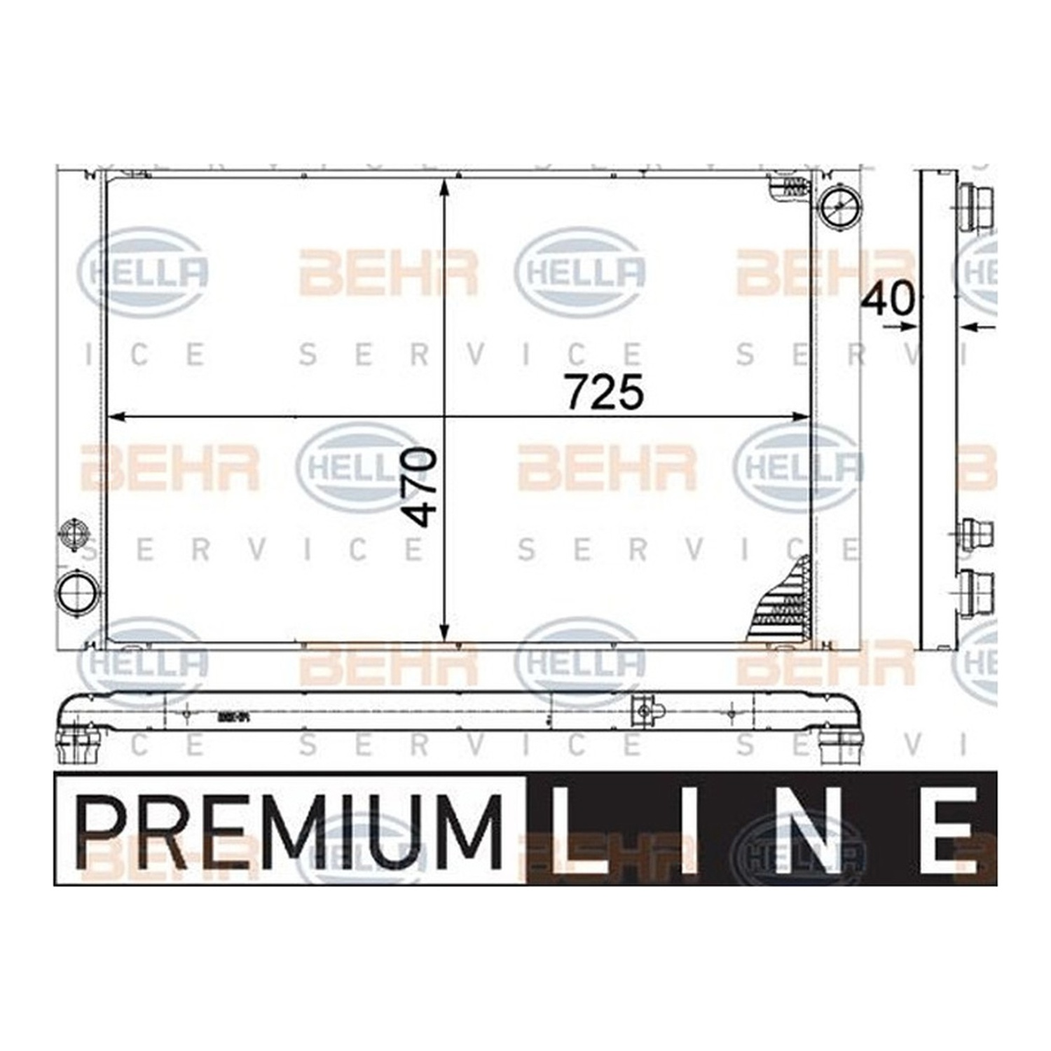 BEHR 라디에이터