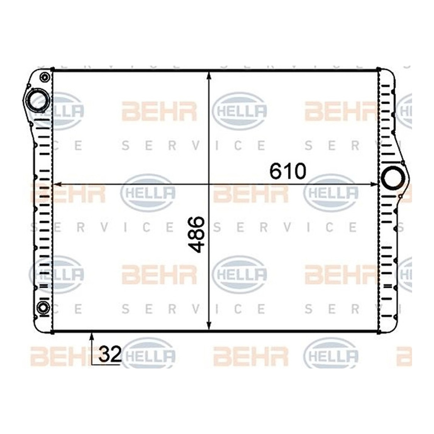BEHR 라디에이터