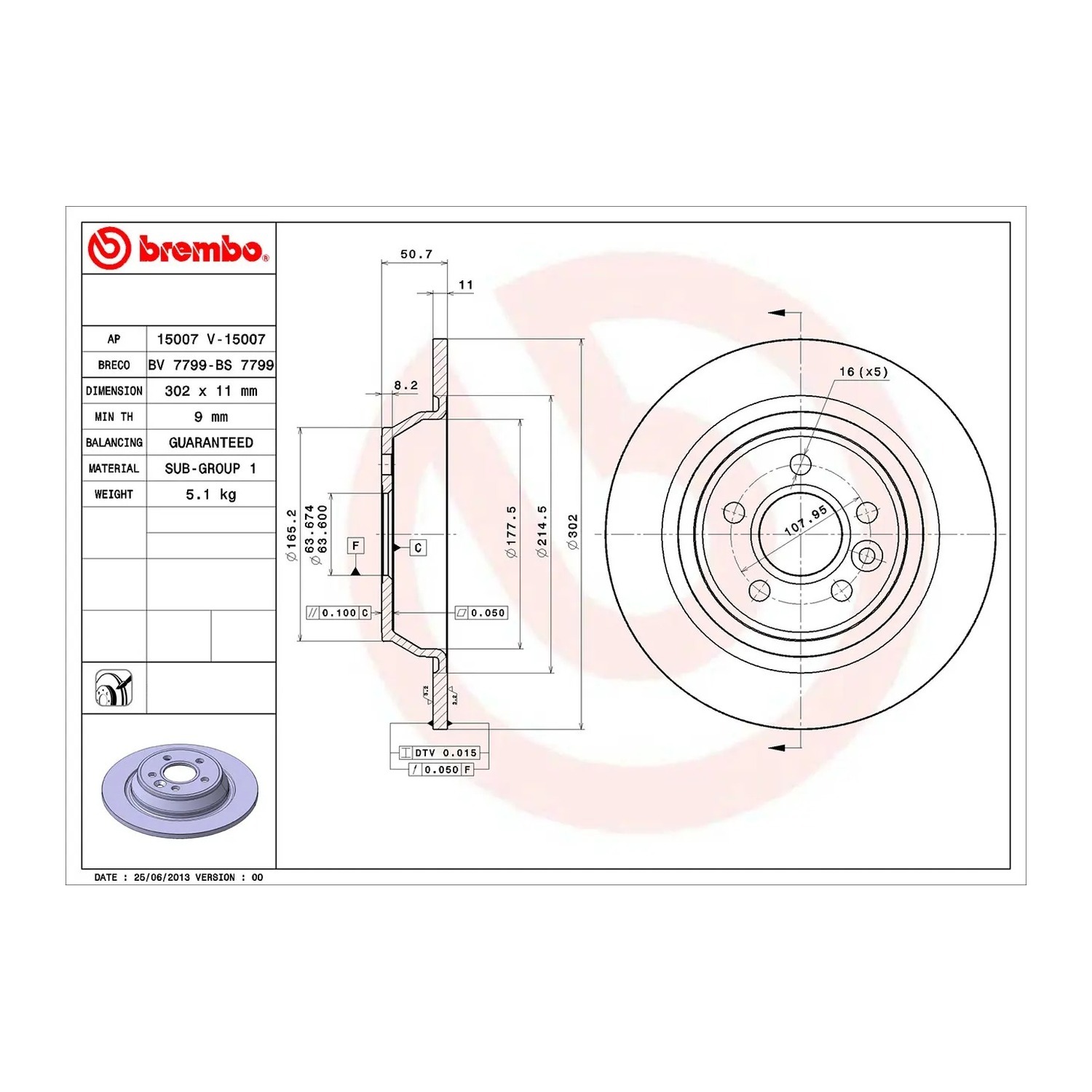 BREMBO 뒤세트 브레이크 디스크