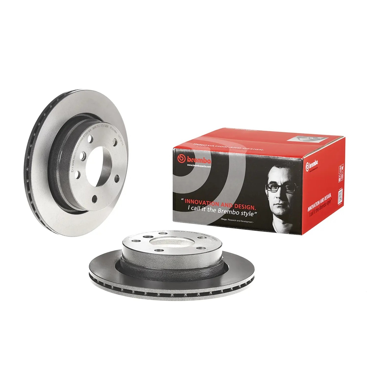 BMW 320i E46 뒤세트 브레이크 디스크 BREMBO 34211164403 34211165211 34216855155 00ca