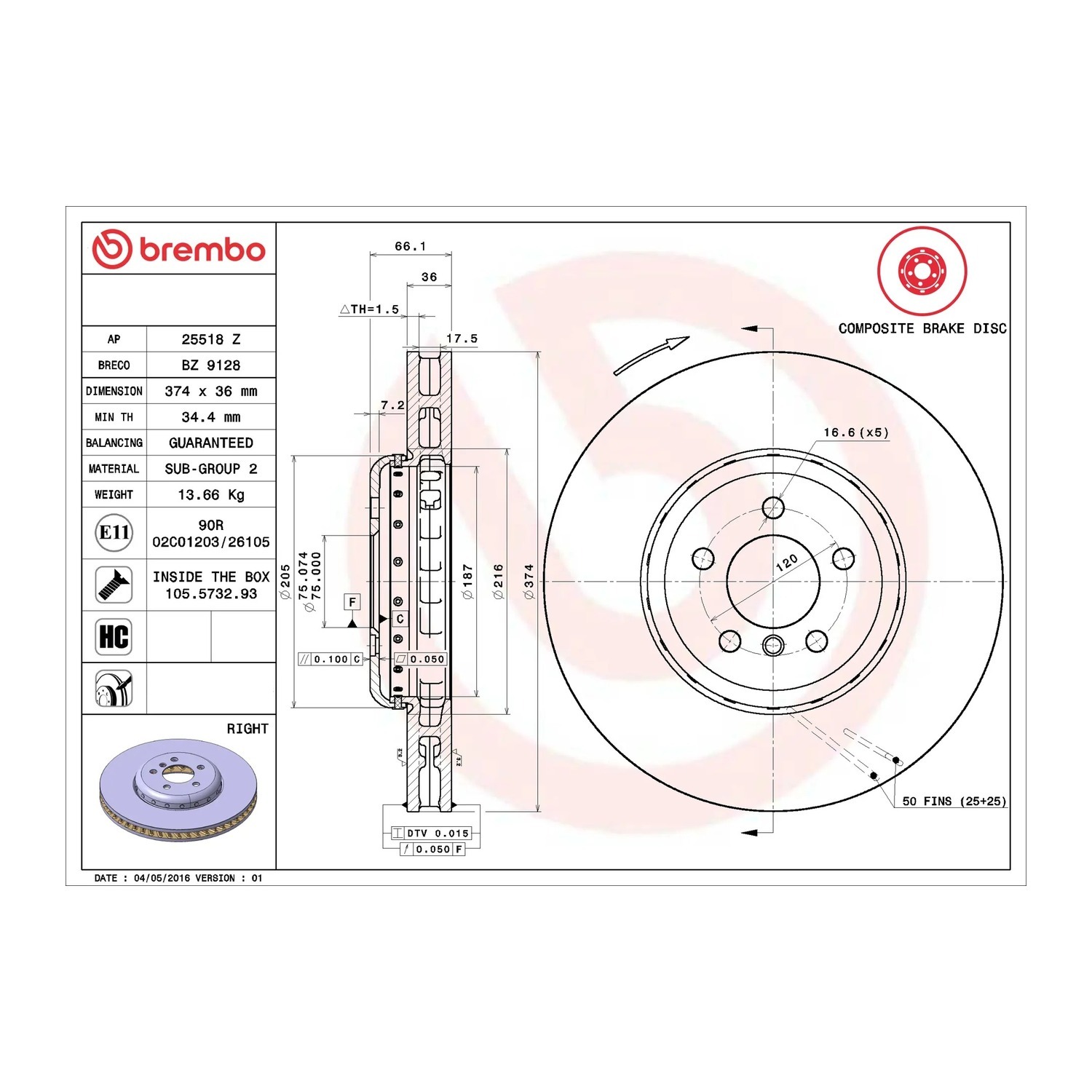 BMW 5시리즈 F07 F10 앞세트 브레이크 디스크 BREMBO 34106894384 34116785676 b1fd