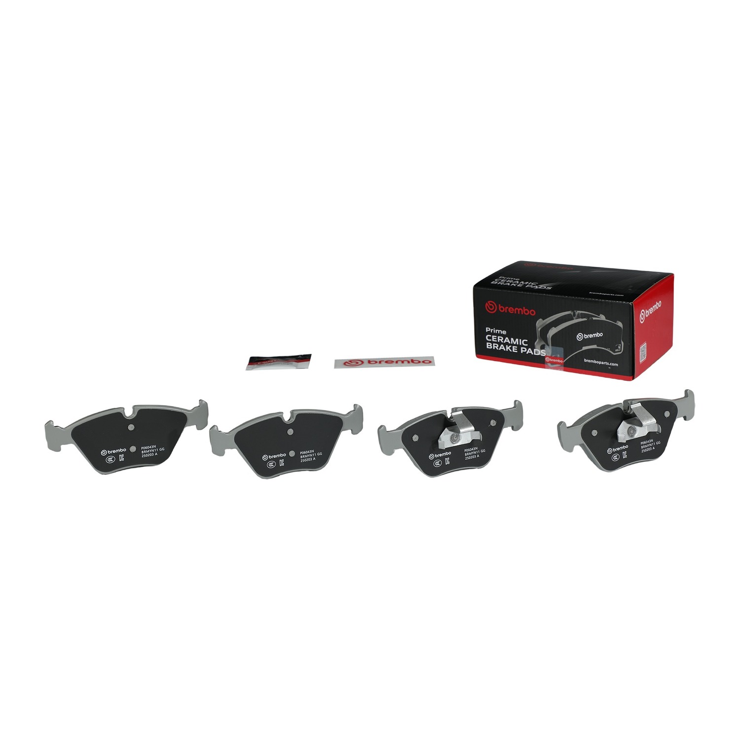 BMW 325i E46 앞쪽 세라믹 브레이크 패드 BREMBO 34116750148 34116761243 34116779652 2630