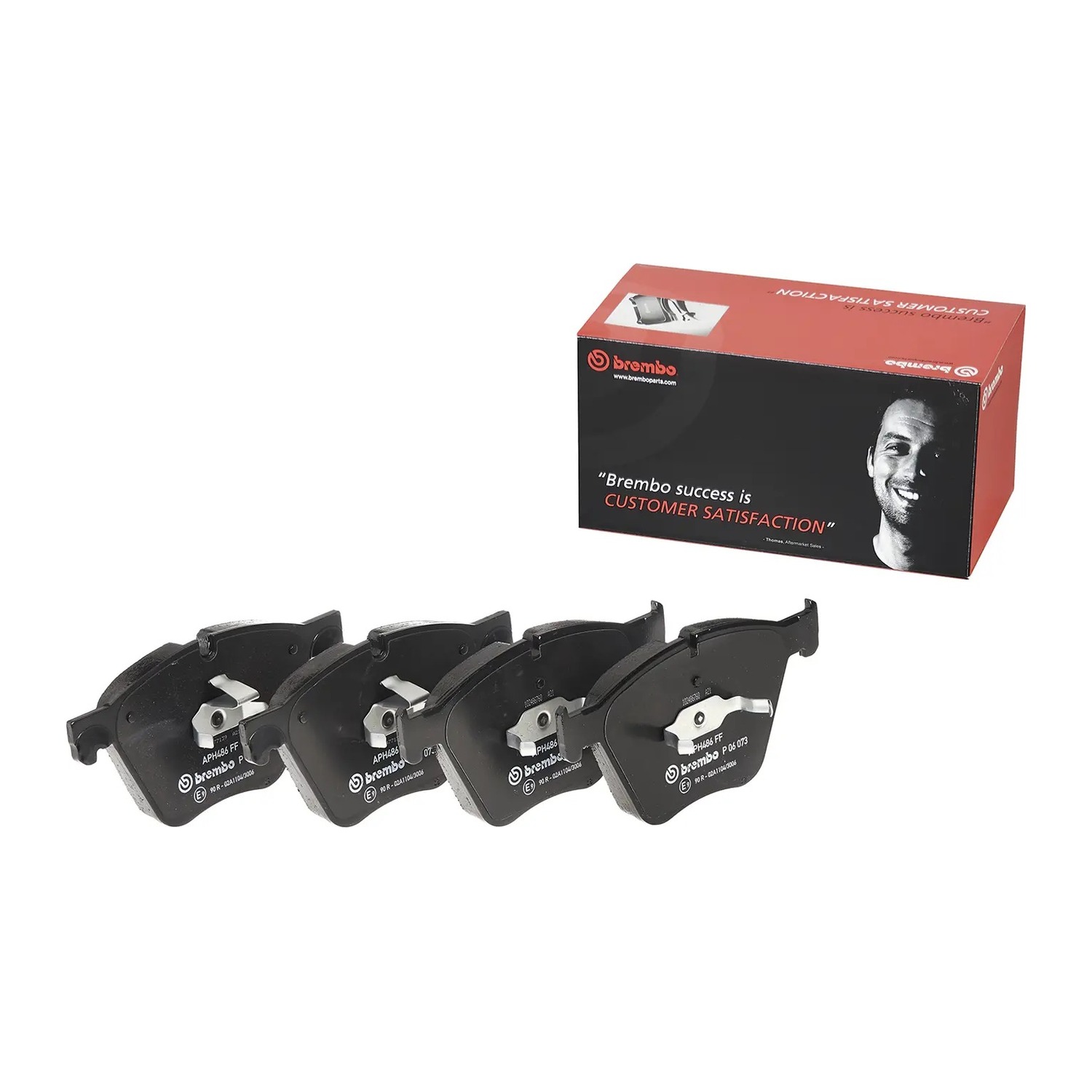 BREMBO 앞쪽 브레이크 패드