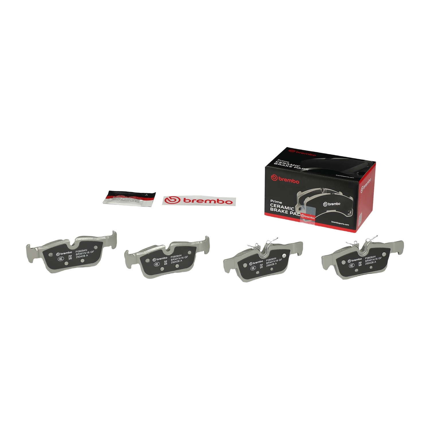 BMW 218d F46 뒤쪽 세라믹 브레이크 패드 BREMBO 34216860403 34218843651 34218867488 adee