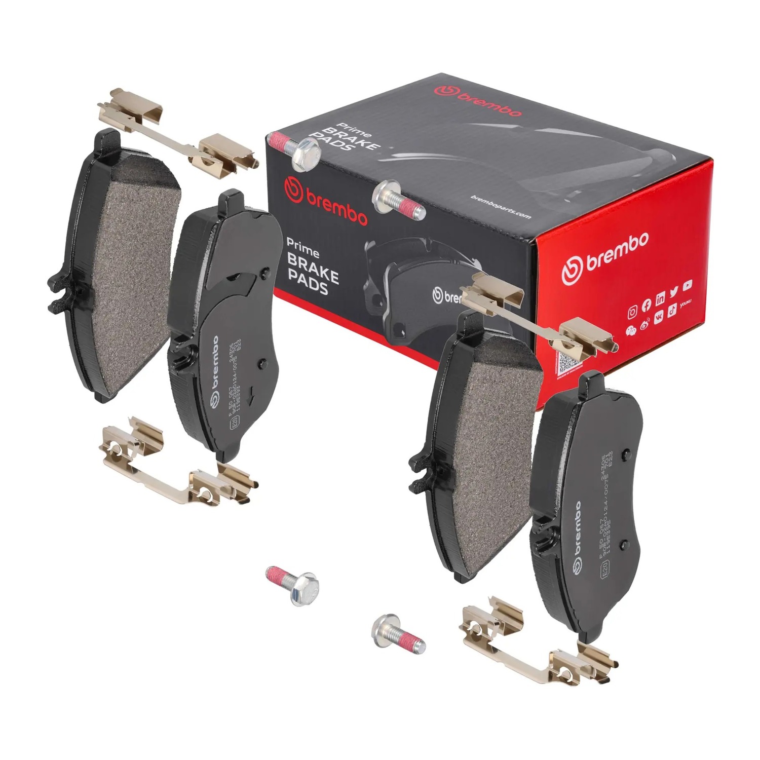 BREMBO 앞쪽 브레이크 패드