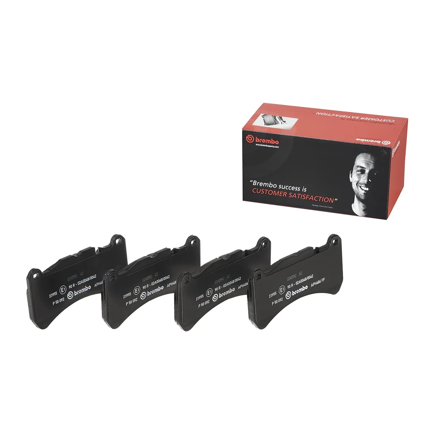 BREMBO 앞쪽 브레이크 패드