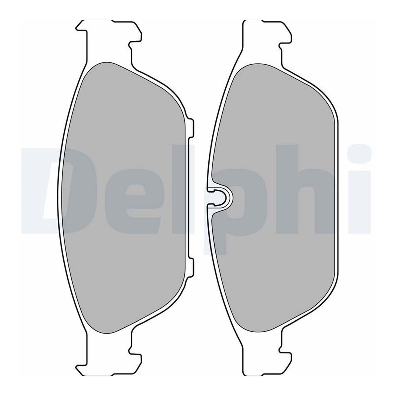 DELPHI 앞쪽 브레이크 패드