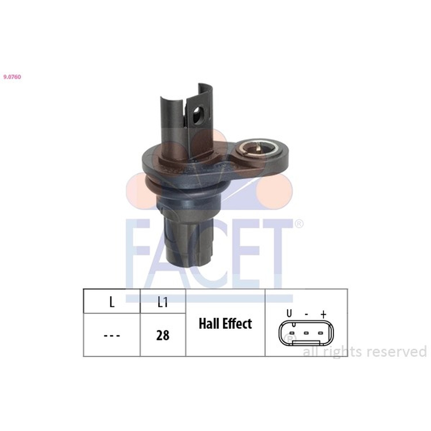 BMW X3 E83 F25 크랭크 각센서 FACET 13627525015 23217636260 9a92