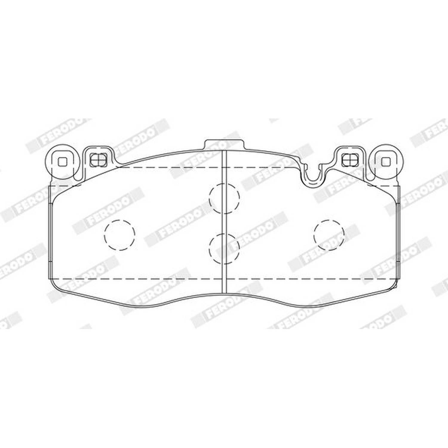 BMW X5 F15 앞쪽 브레이크 패드 FERODO 34117852969 95db
