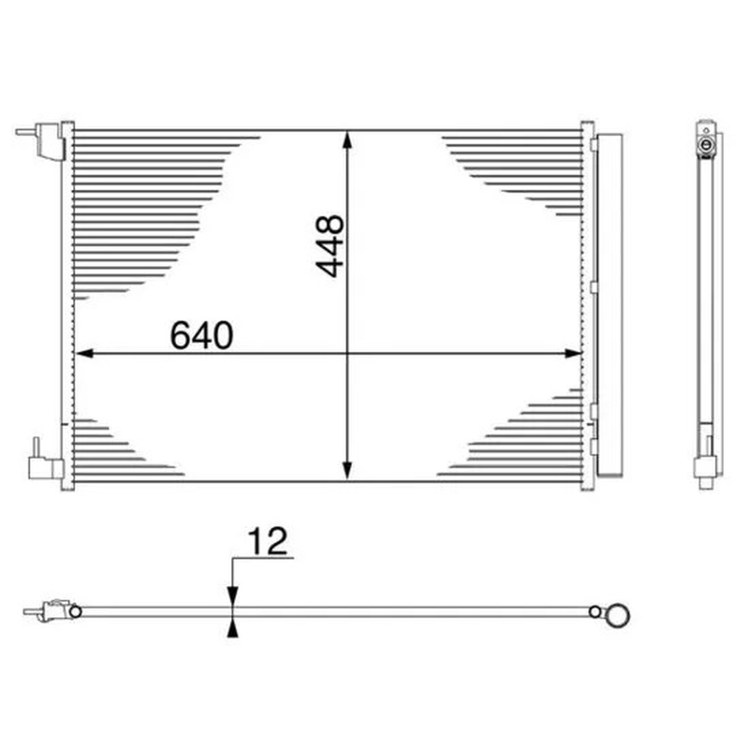 MAHLE 에어컨 콘덴서