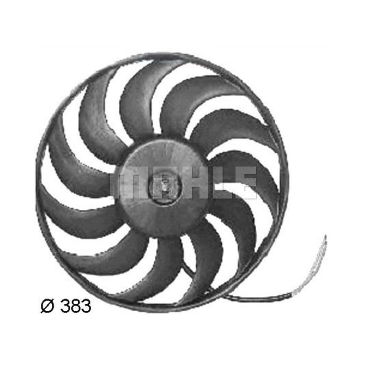 MAHLE 좌측 라디에이터팬