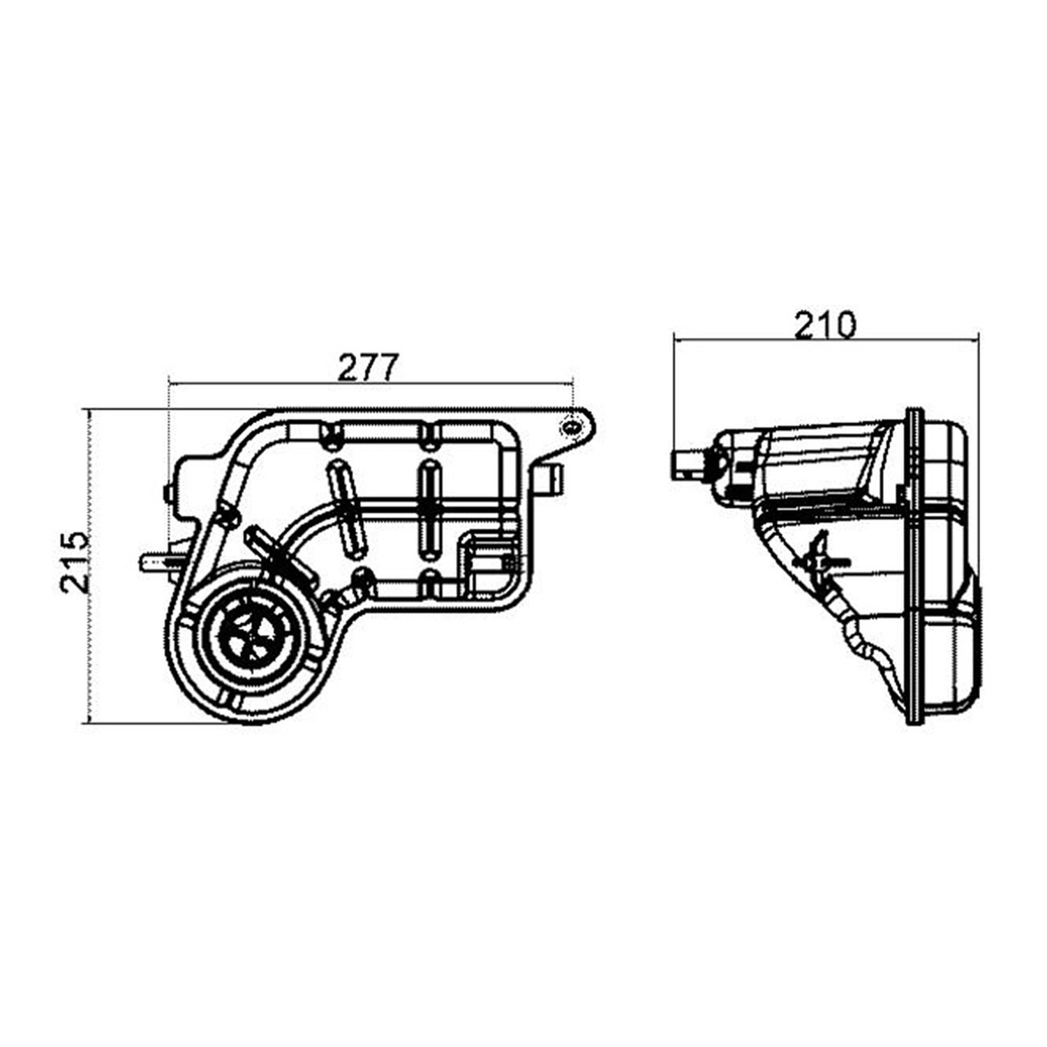 MAHLE 냉각수 보조탱크