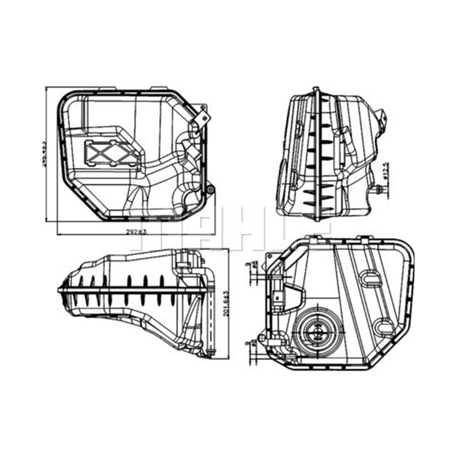 MAHLE 냉각수 보조탱크