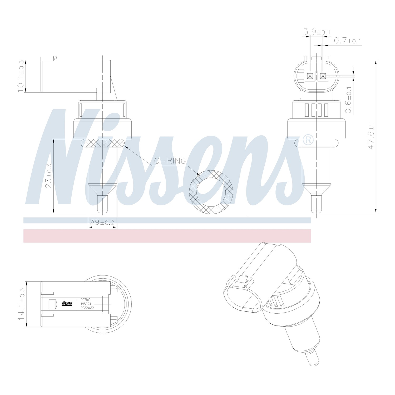 NISSENS 냉각수 온도센서