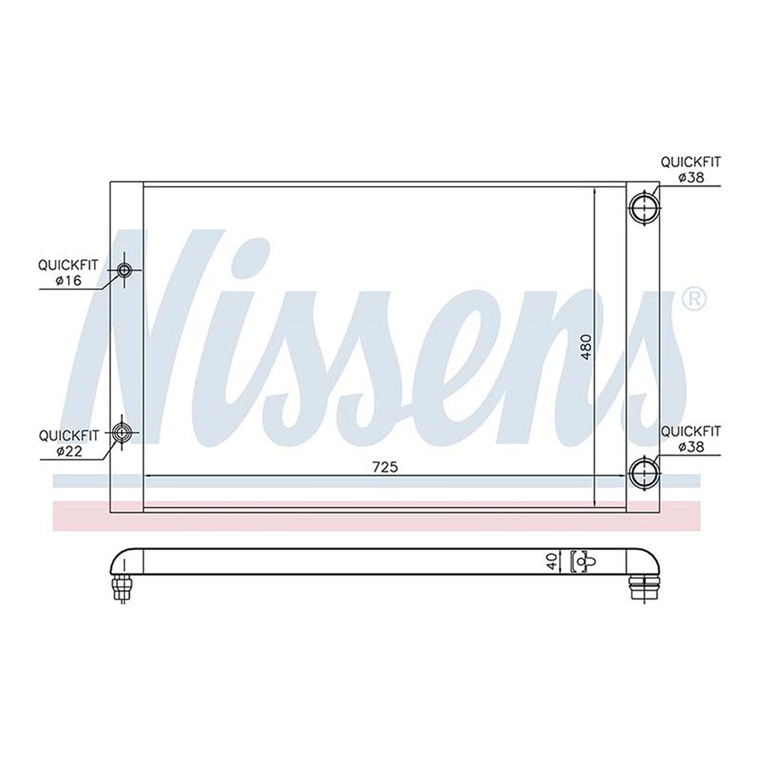 NISSENS 라디에이터