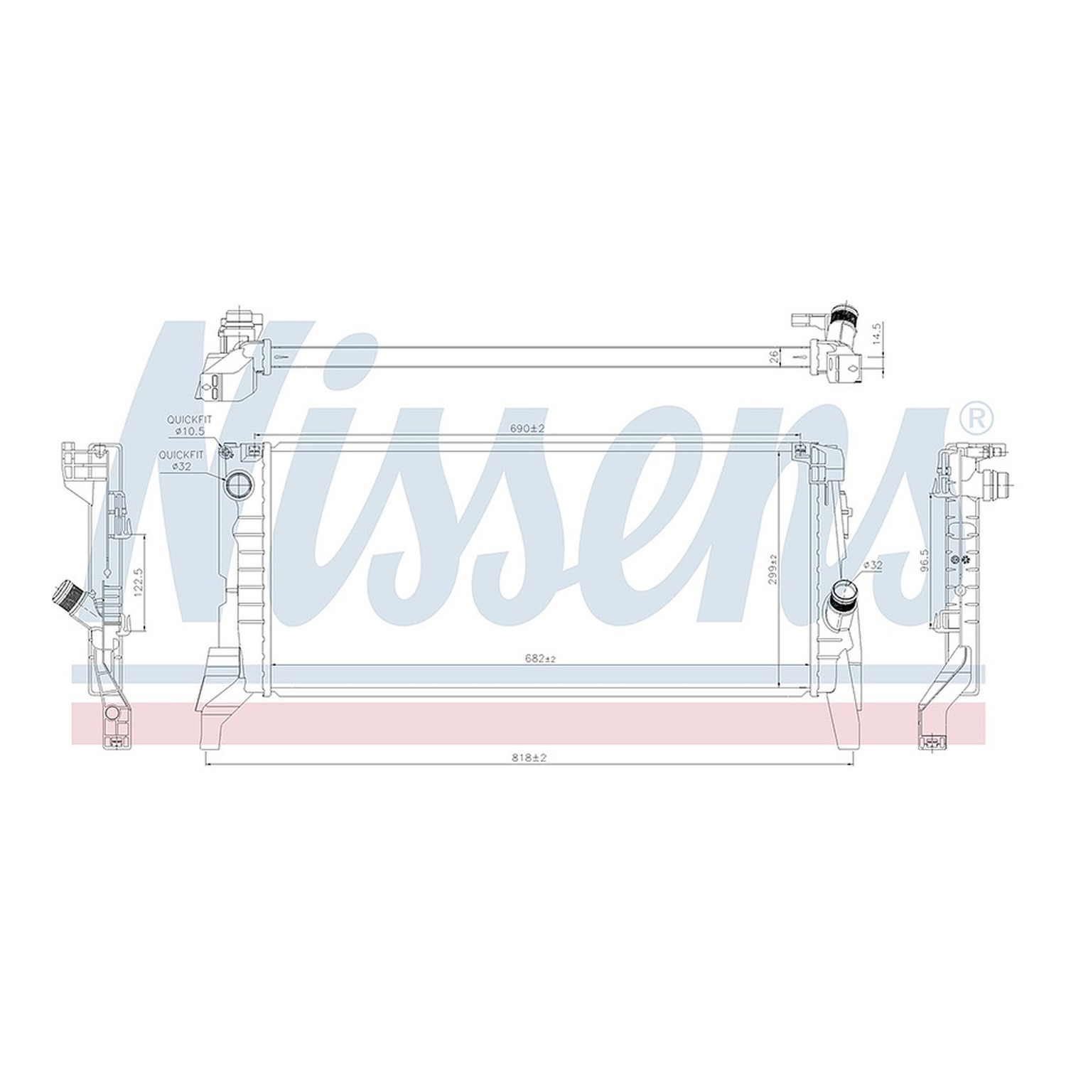 NISSENS 라디에이터