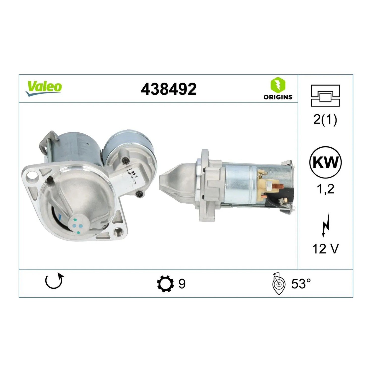 VALEO 스타트모터