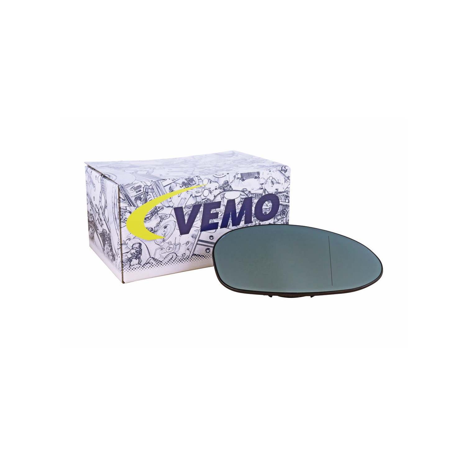 VEMO 우측 사이드미러 유리